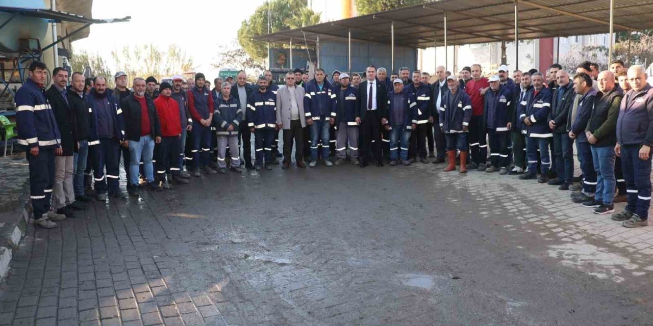 Başkan Arıcı: "Emeğin ve alın teriyle geçinenlerin yanındayız"