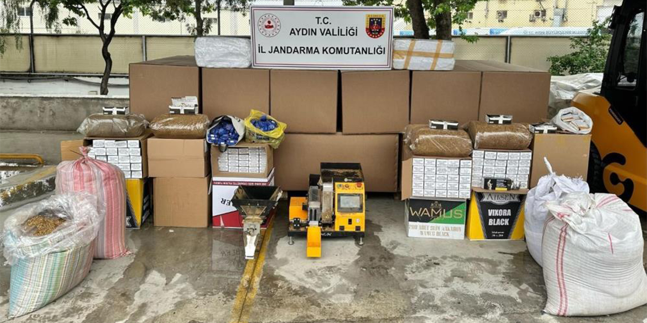 Aydın’da kaçak sigara operasyonu: 685 bin makaron ele geçirildi