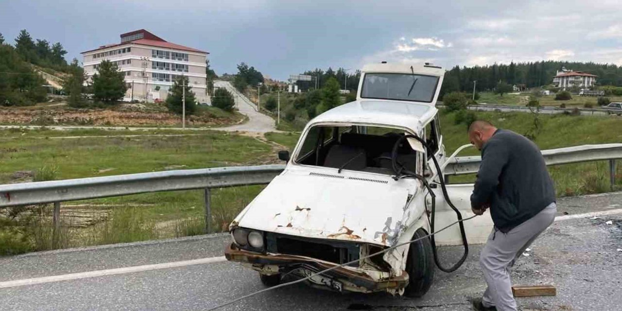 Yağışlı havada kazalar arttı