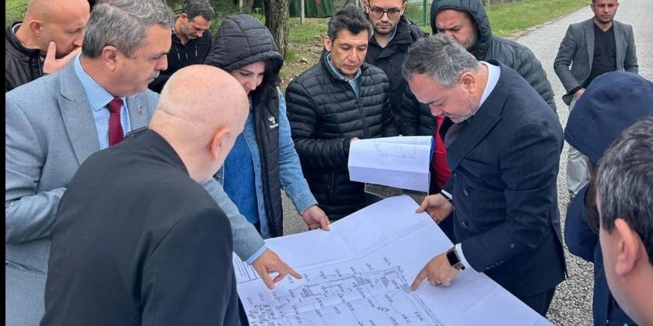 Hokey sahası için yerinde inceleme gerçekleştirildi