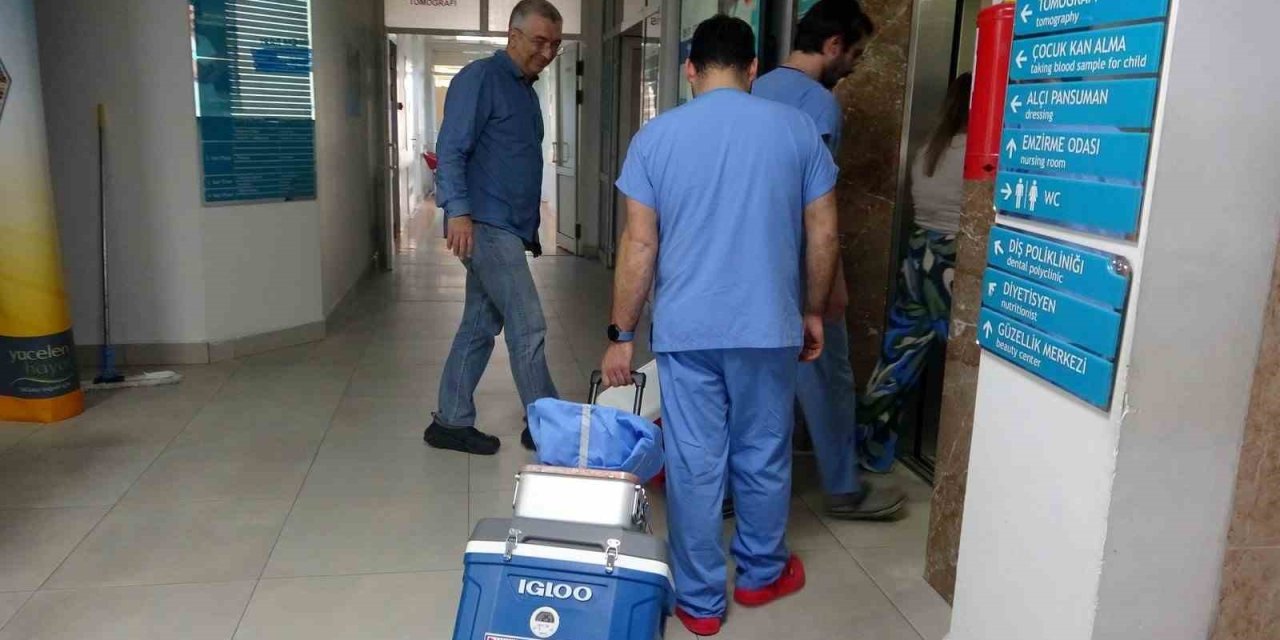 Muğla’da beyin ölümü gerçekleşen hastanın karaciğeri İzmir’e nakledildi