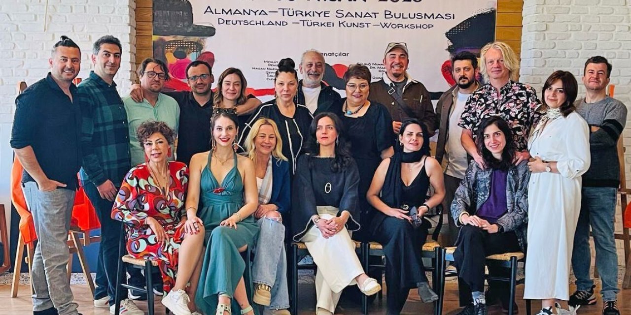 Çeşme’de Türk-Alman Sanat Buluşması: "7. Alaçatı Sanat Çalıştayı ve Sergisi" sanatseverlerle buluştu