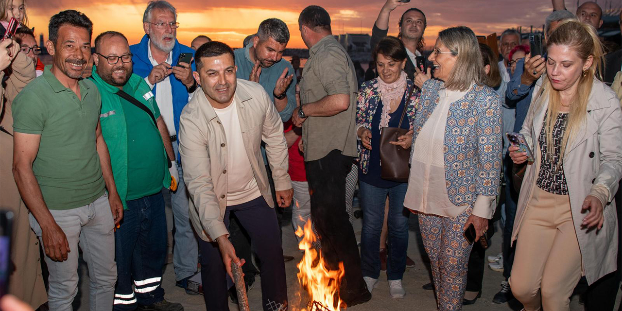 Kuşadası’nda Hıdırellez coşkusu: Dilekler barış ve huzur için tutuldu
