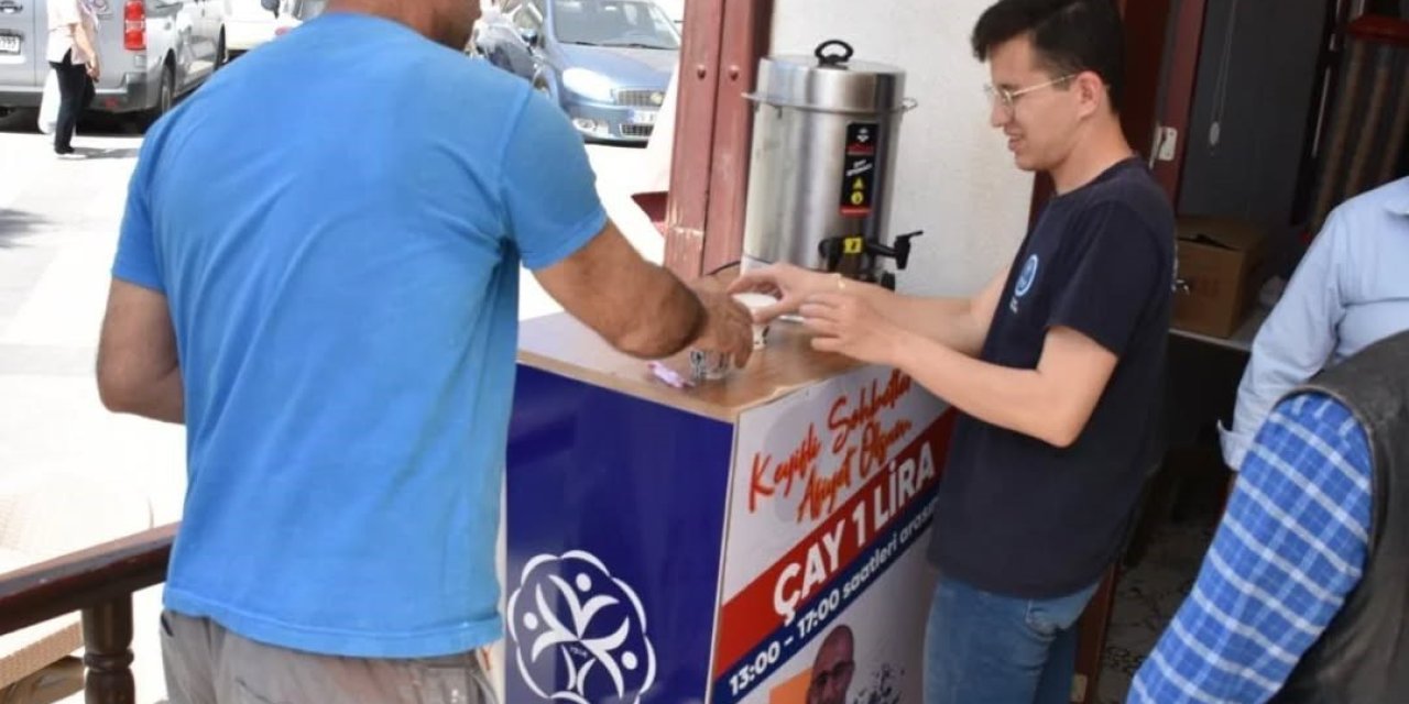 Germencik Belediyesi çay fiyatlarını 1 TL olarak güncelledi
