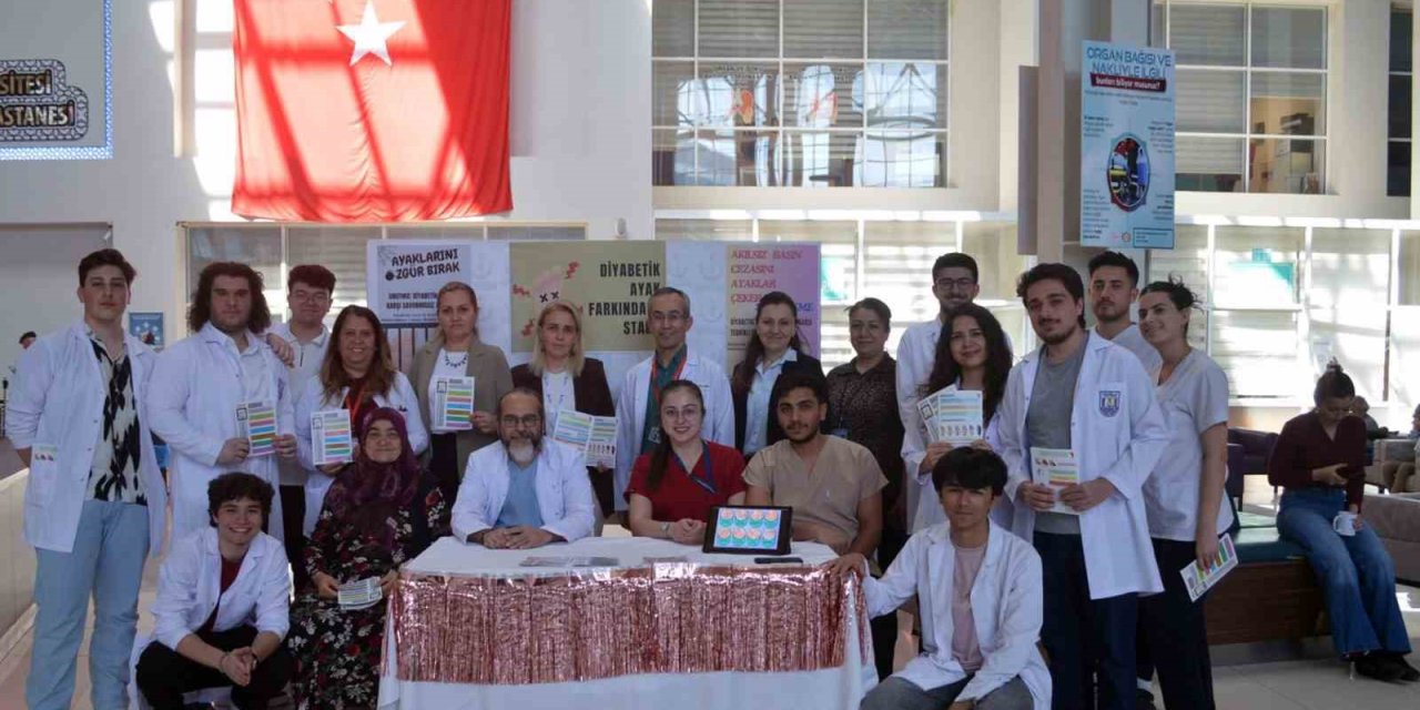 Muğla EAH’ta diyabetik ayak farkındalık standı