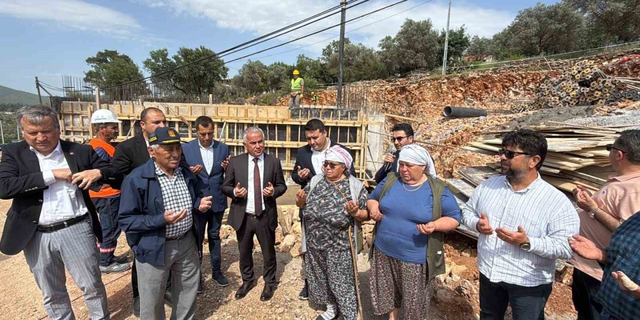 Çamlık Camii’nin temeli dualarla atıldı