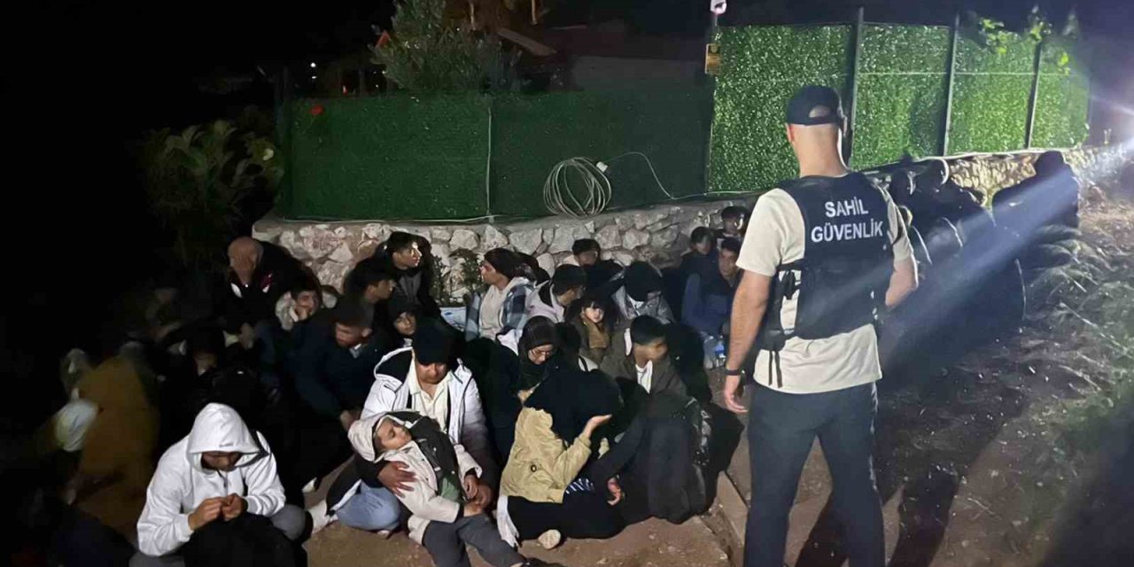 Fethiye’de 17’si çocuk 36 düzensiz göçmen yakalandı