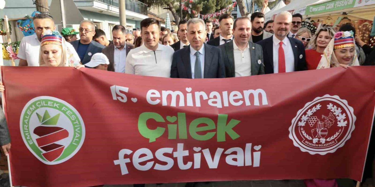 Emiralem Çilek Festivali’ne muhteşem başlangıç