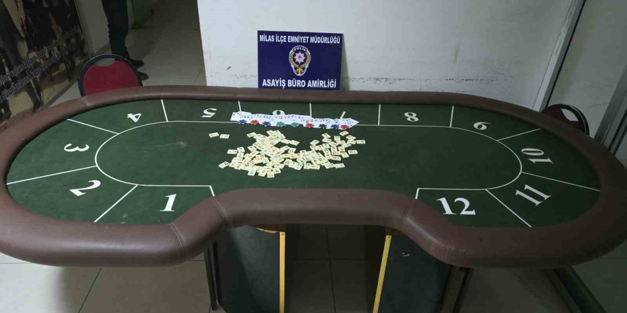 Milas’ta kahvehaneye kumar baskını