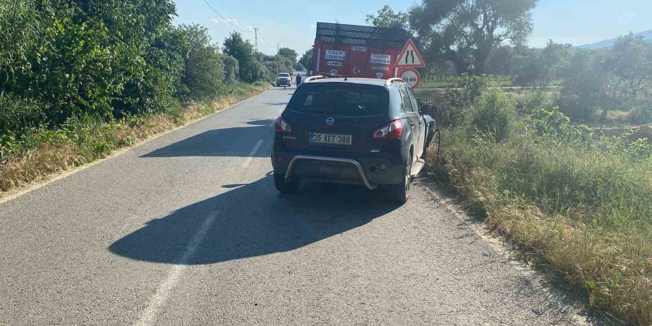 Ödemiş’te zincirleme kaza: 2 yaralı