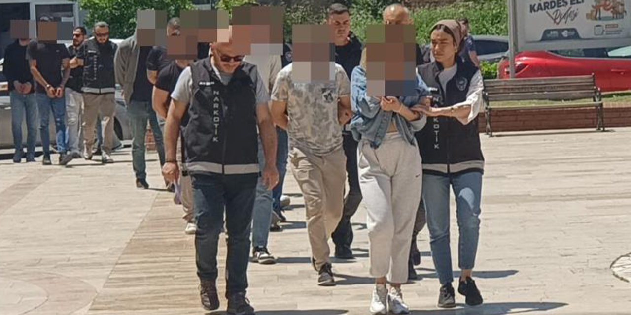 Aydın’da uyuşturucu operasyonu: 9 şüpheli yakalandı