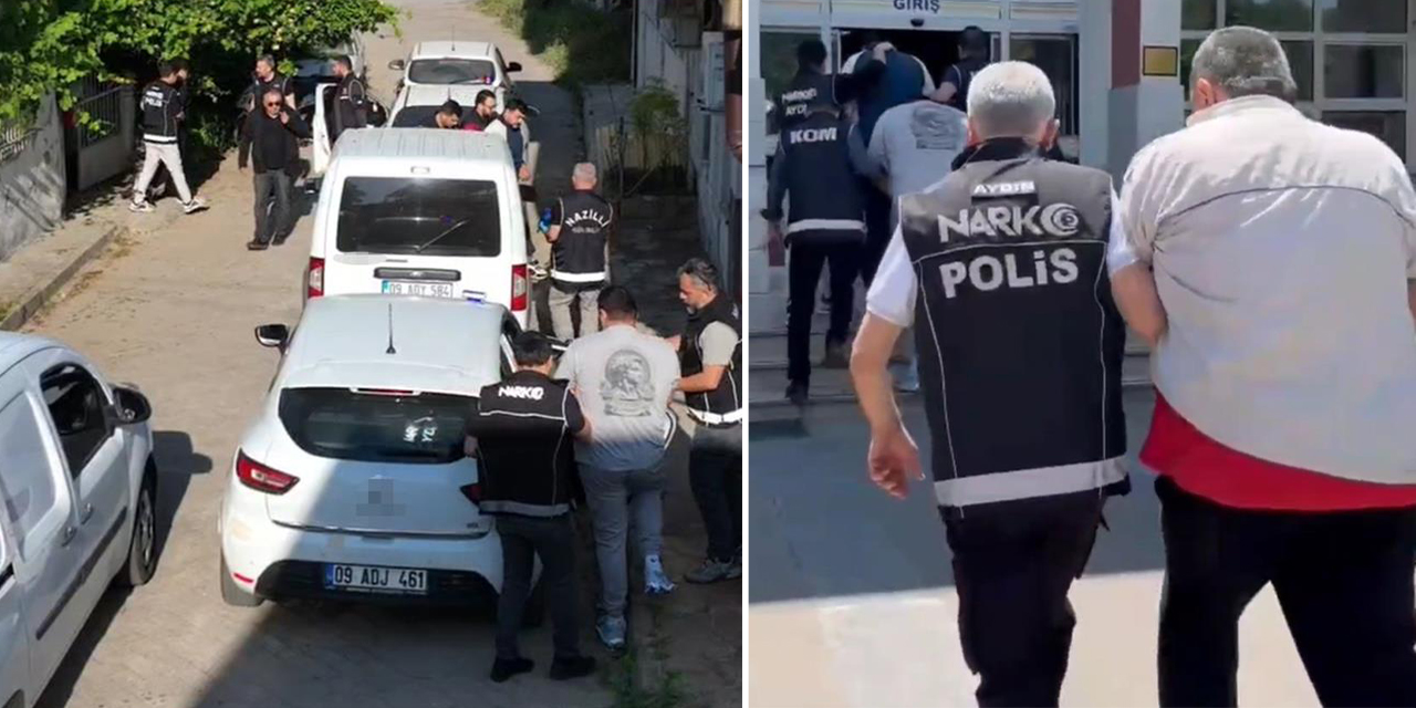 Baba ve 3 oğluna narkotik darbesi