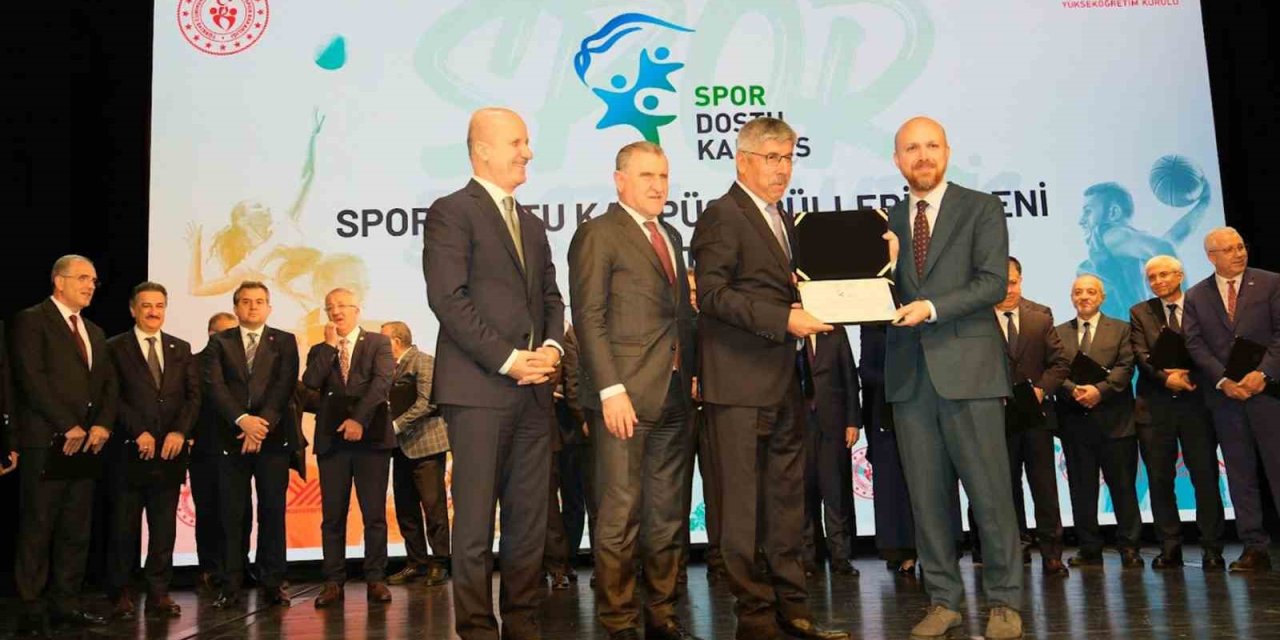 Muğla Sıtkı Koçman Üniversitesi’ne "Spor Dostu Kampüs" ödülü