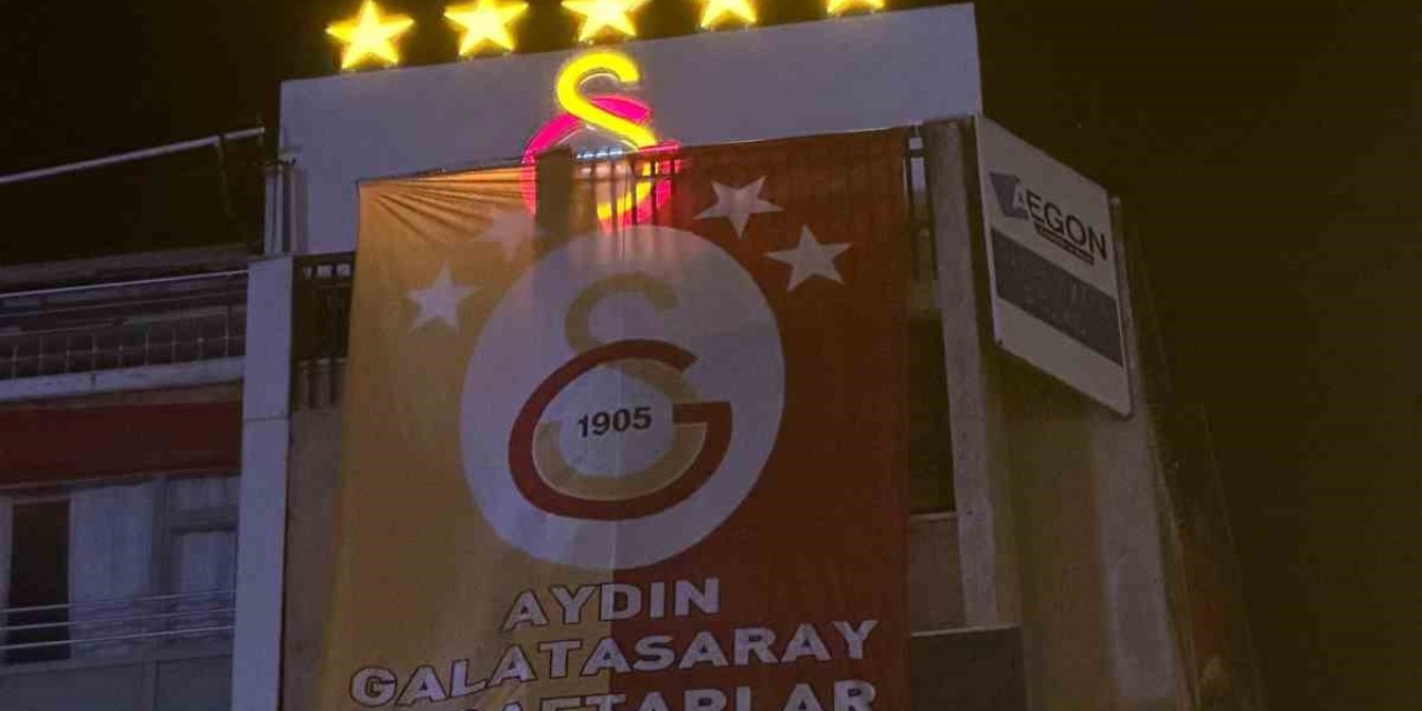 Galatasaraylılar, Aydın’da beşinci yıldızı yaktı