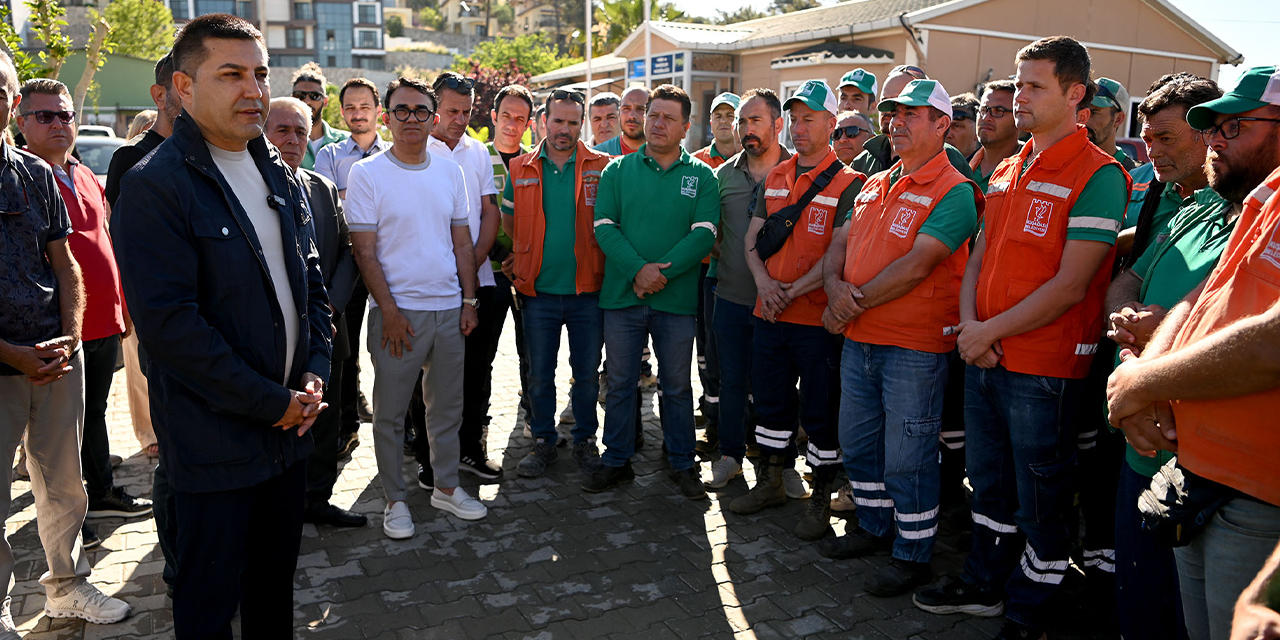 Başkan Ömer Günel’den emekçi personele teşekkür ziyareti