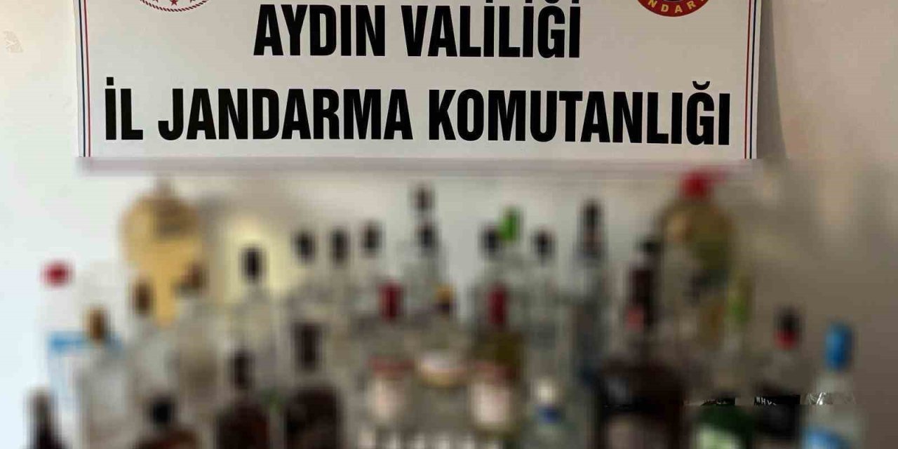 Jandarmadan sahte alkol baskını