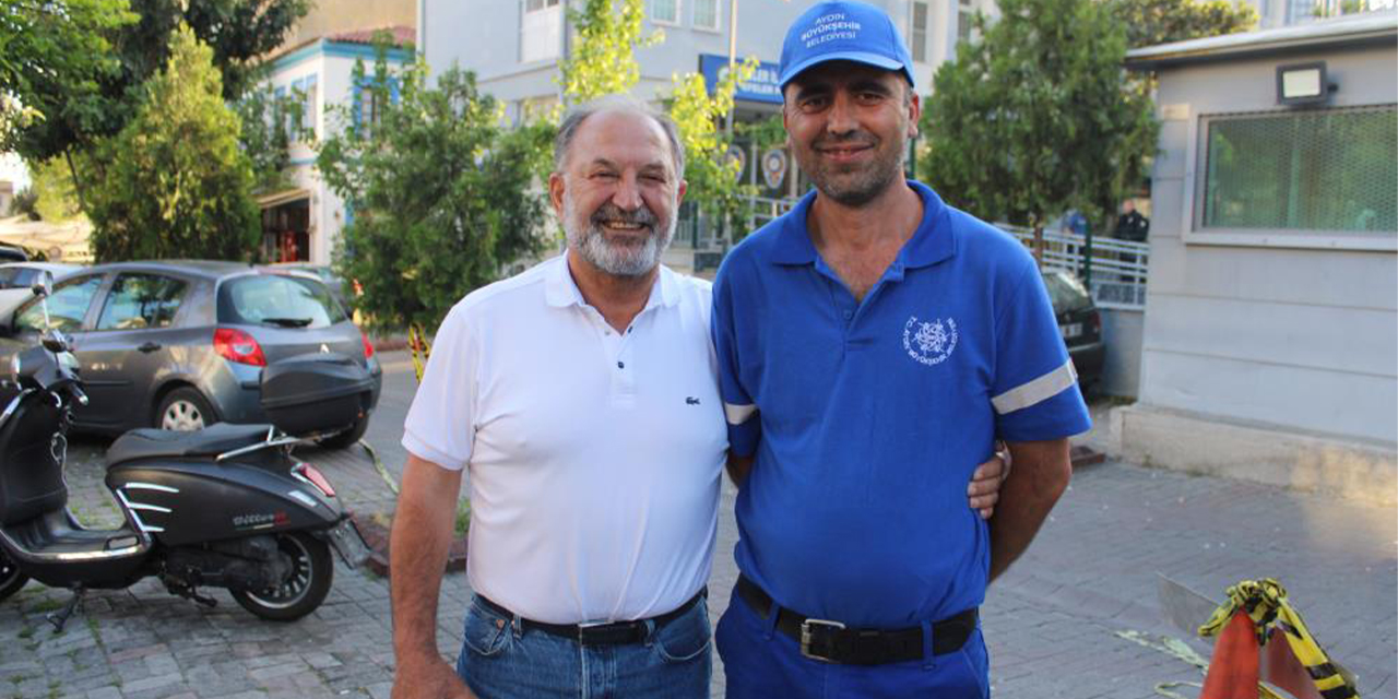 Aydın’da insanlık dersi: Temizlik işçisi bulduğu 23 bin TL’yi sahibine teslim etti