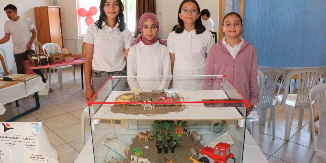 Bozdoğanda öğrenciler projelerini sergiledi