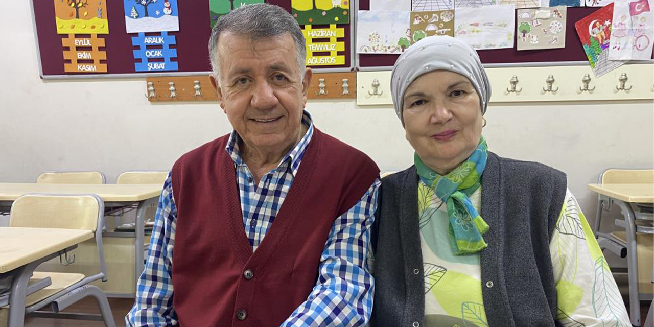 Almanya’daki torunu için 71 yaşında dil öğreniyor