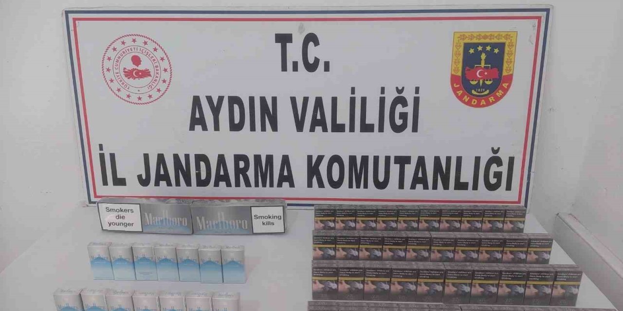 Didim’de bandrolsüz sigara ele geçirildi