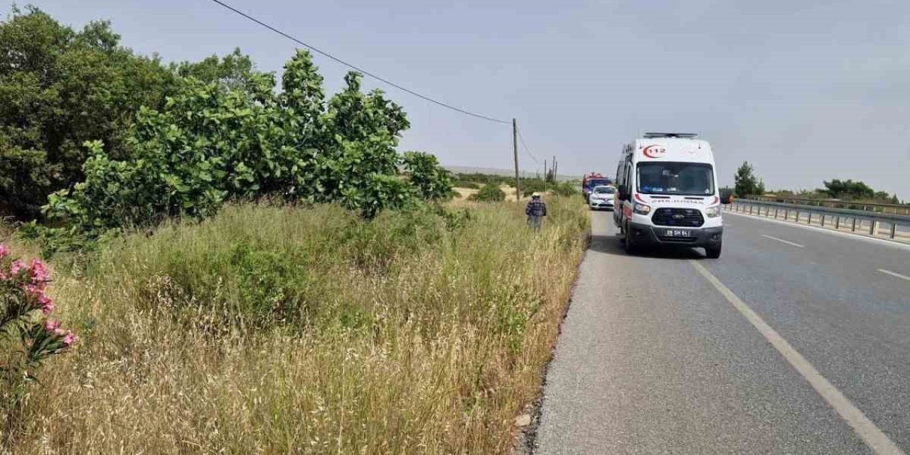 Didim’de araç takla attı: 1 yaralı