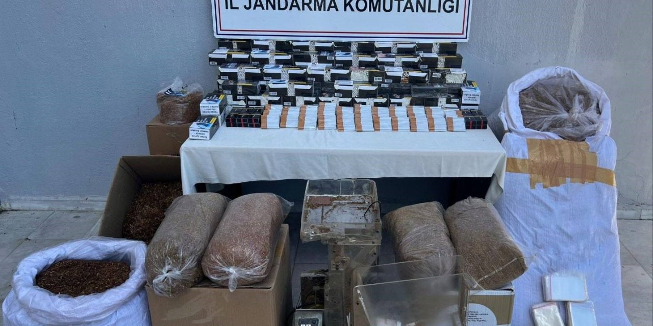 Aydın’da sahte tütün baskını: 1 gözaltı
