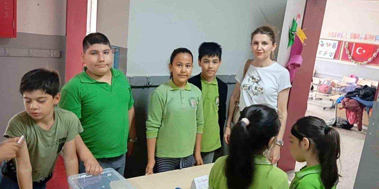 Arkadaşları minik Mert’in iyileşmesi için ele ele verdi