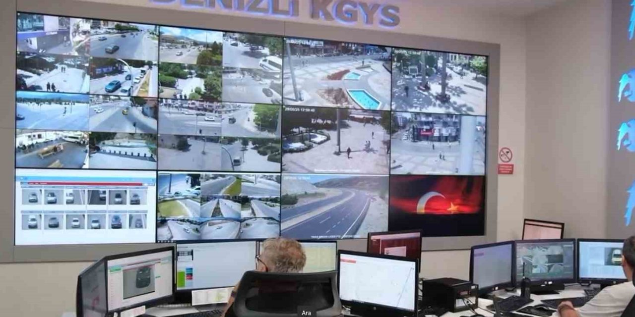 Denizli’de 209 kavşak ve yollar kameralarla denetleniyor