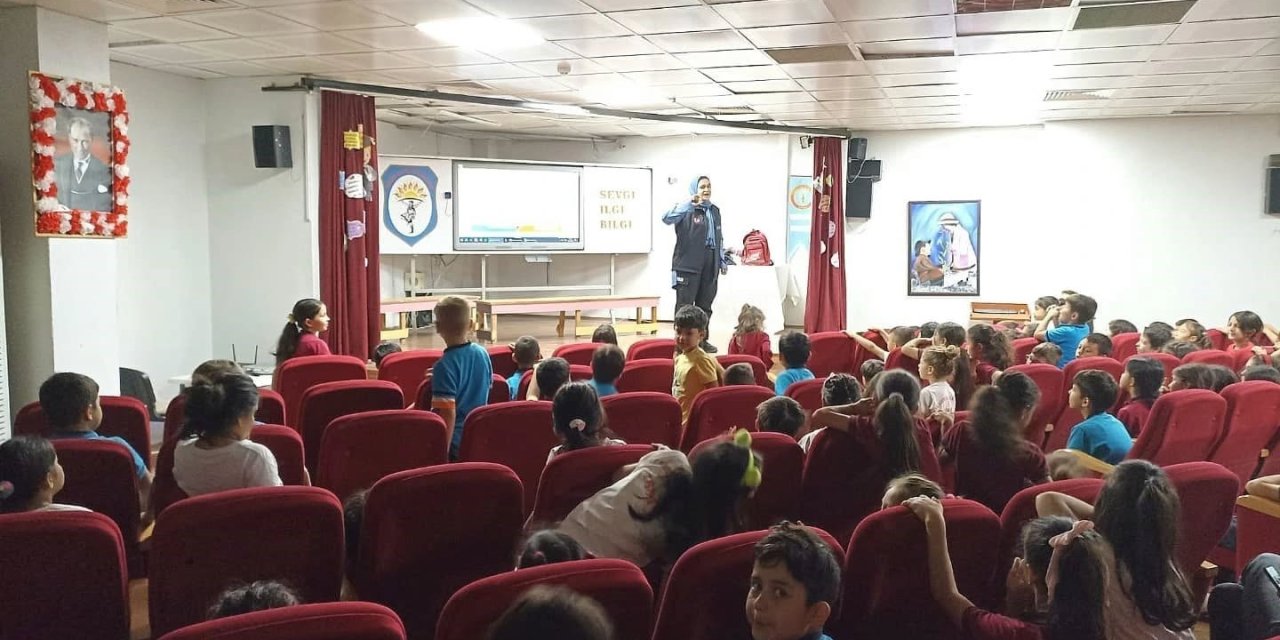 Yedi Eylül İlkokulu’nda Afet Farkındalık eğitimi