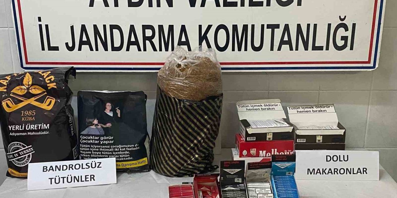 Didim’de kaçak tütün operasyonu