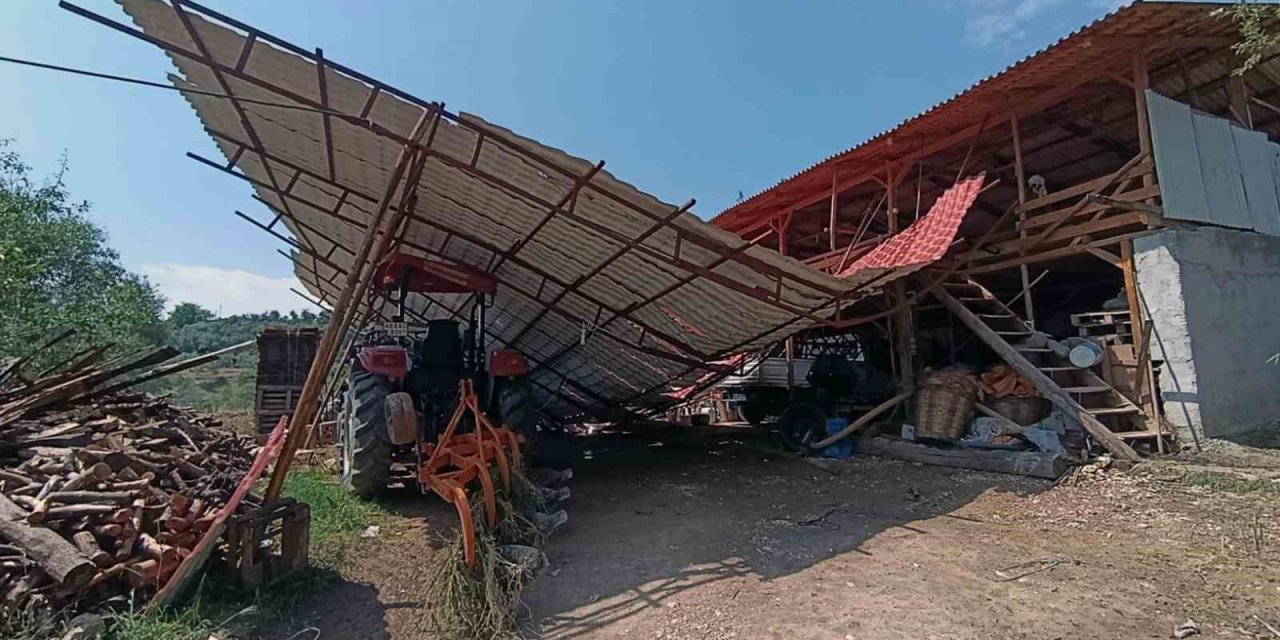 Muğla’da sağanak ve dolu hasara neden oldu