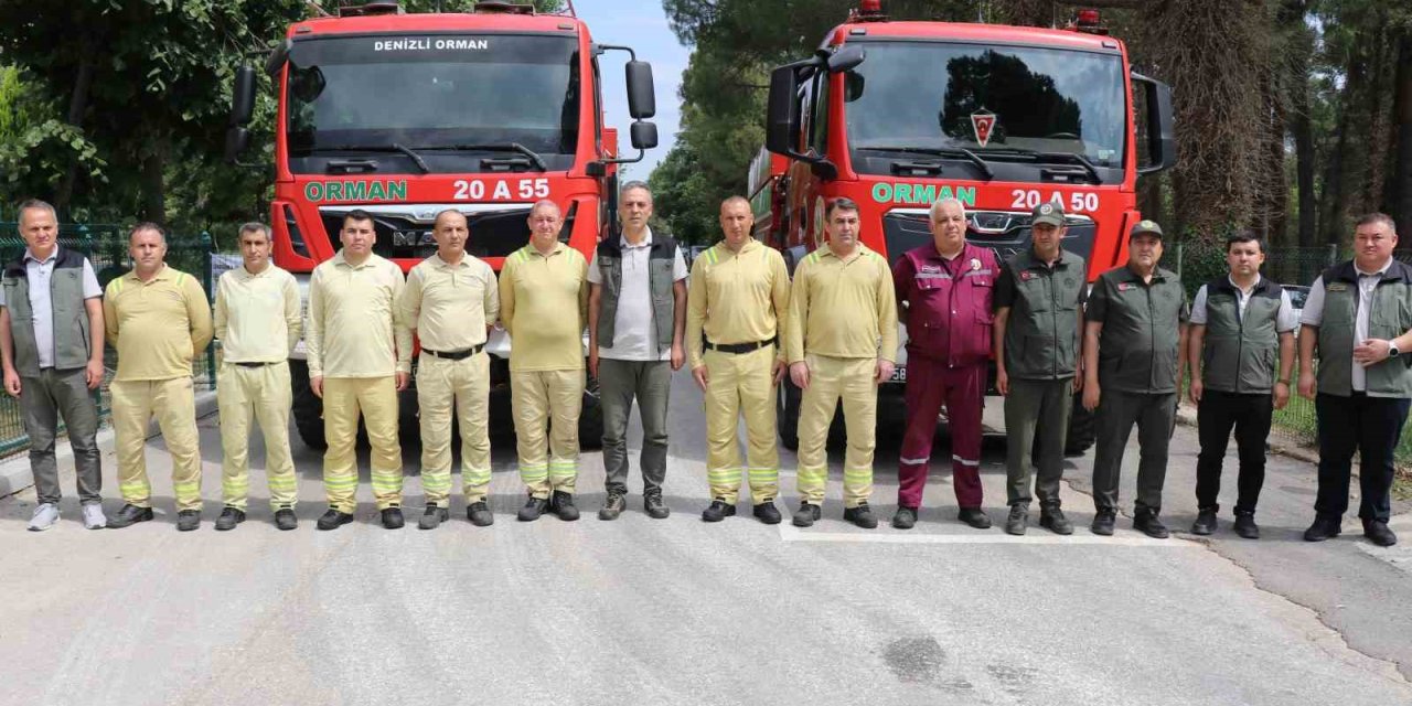 Orman ekipleri Denizli ve Uşak’ta 2024-25 döneminde 202 yangına müdahale etti