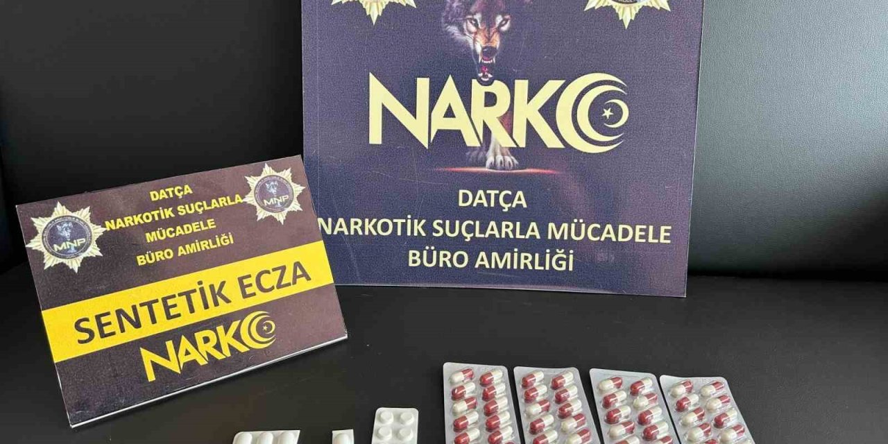 Datça’da uyuşturucu hap ele geçirildi