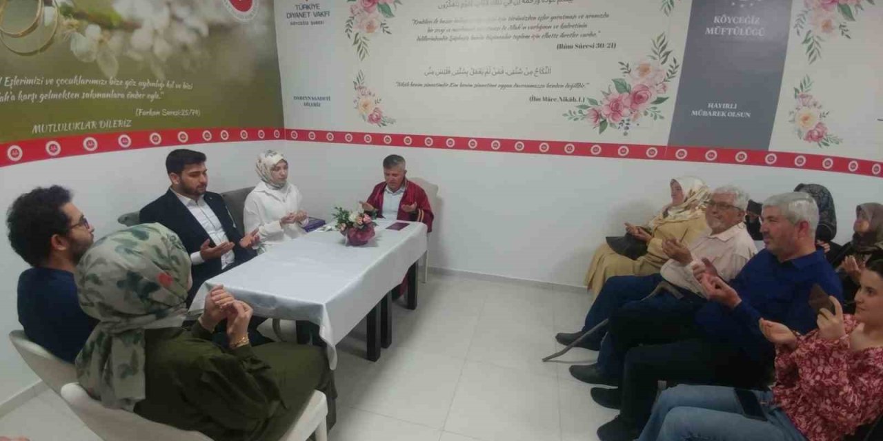 Köyceğiz Müftülüğü’nün yeni nikah salonu açıldı