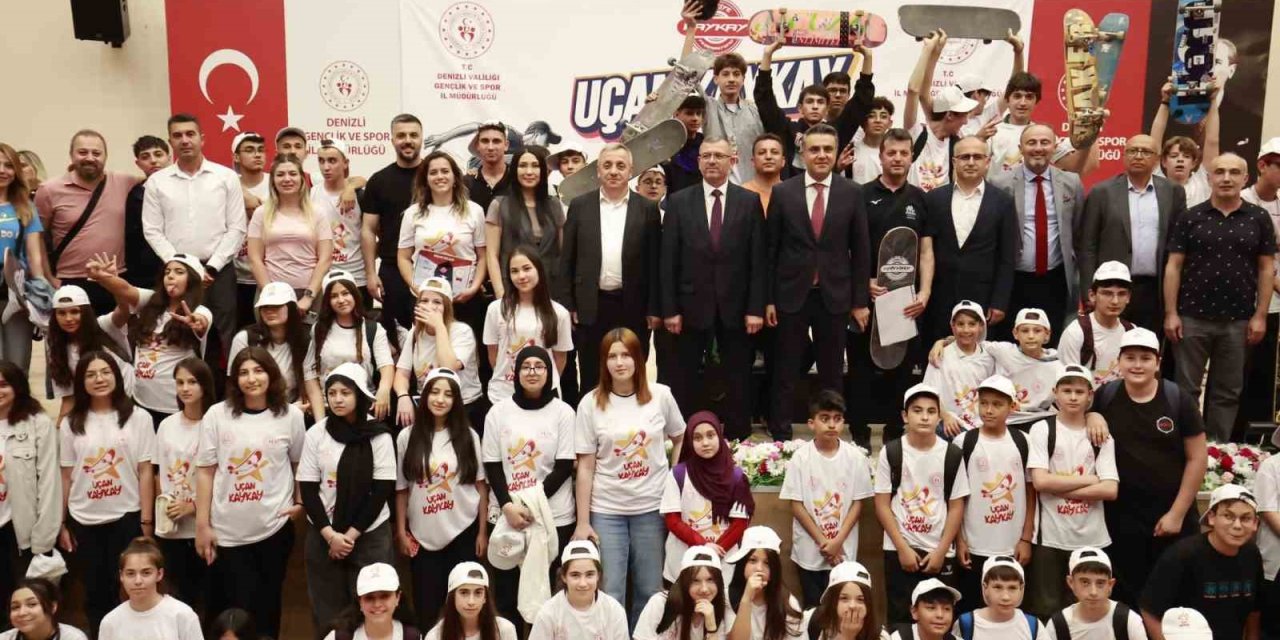 Denizli’de Uçan Kaykay projesi start aldı
