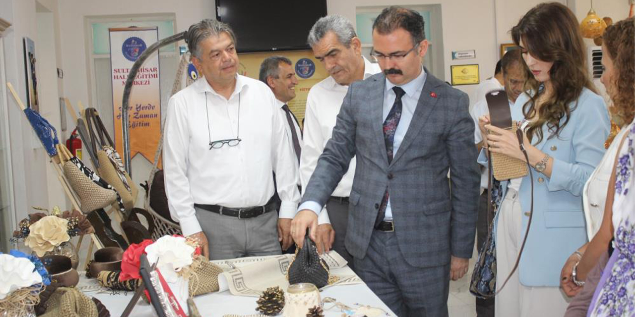 Sultanhisar’da el emeği ürünler görücüye çıkartıldı