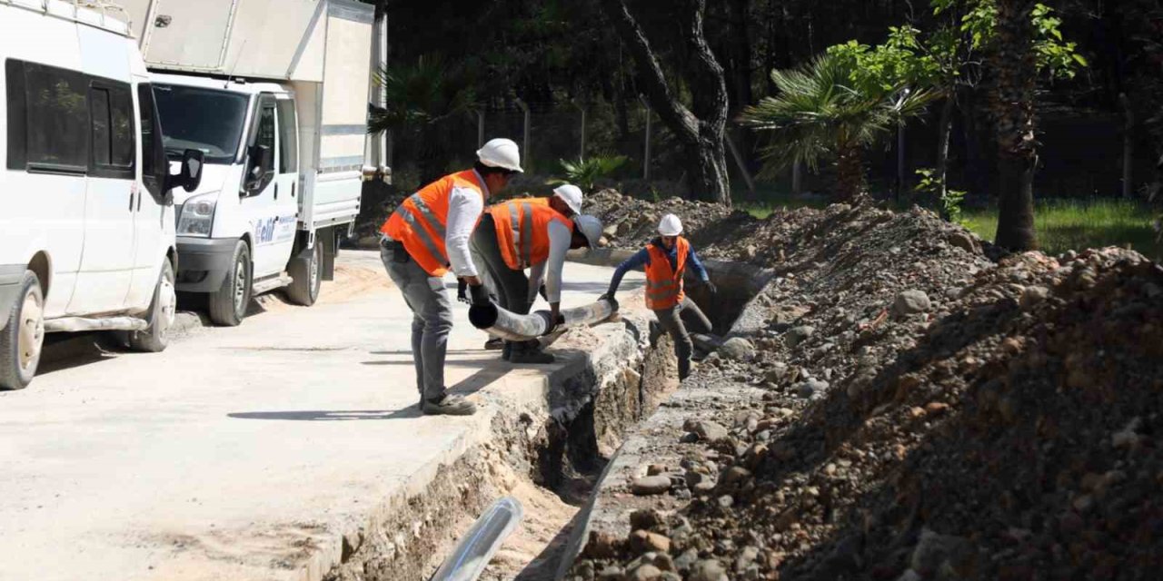 Aksaz’da içme suyu ve yangın hatları yenileniyor