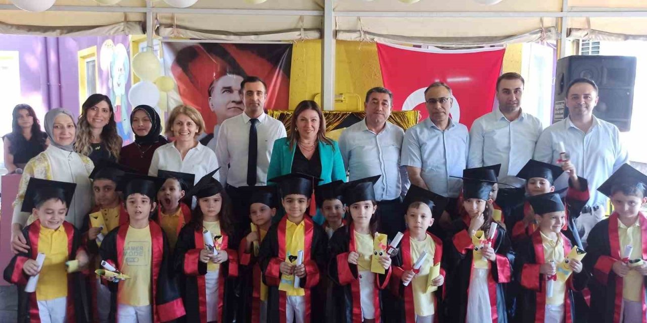 Aydın Devlet Hastanesi Kreşi’nde mezuniyet coşkusu