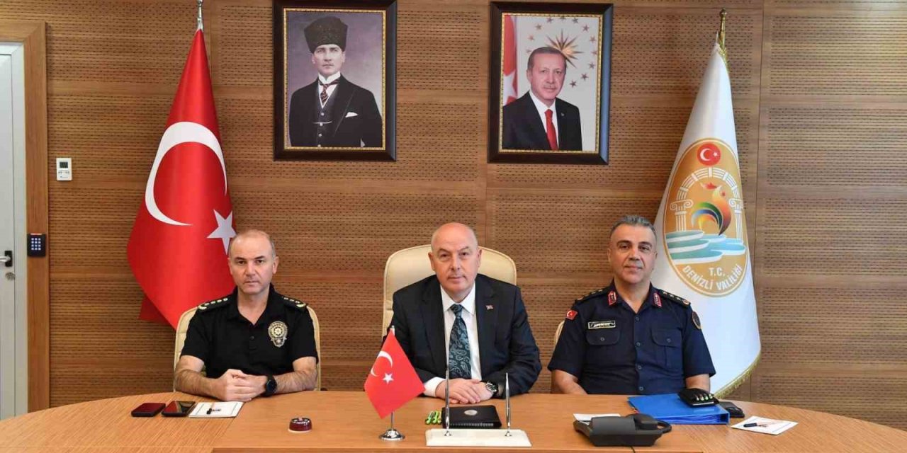 Denizli Valisi Coşkun, 2025 yılı Mayıs ayı asayiş verilerini paylaştı