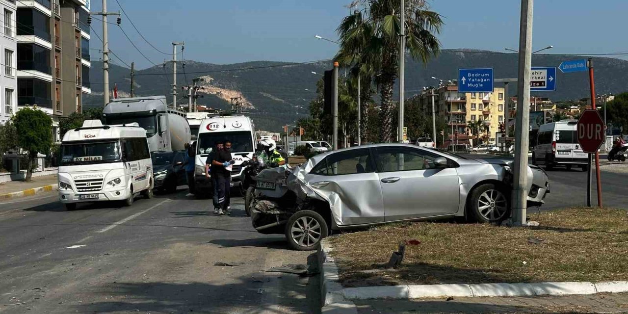 Milas’ta trafik kazası: 1 yaralı