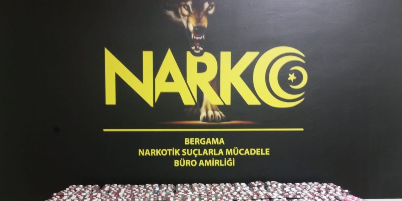 Bergama’da rekor uyuşturucu operasyonu