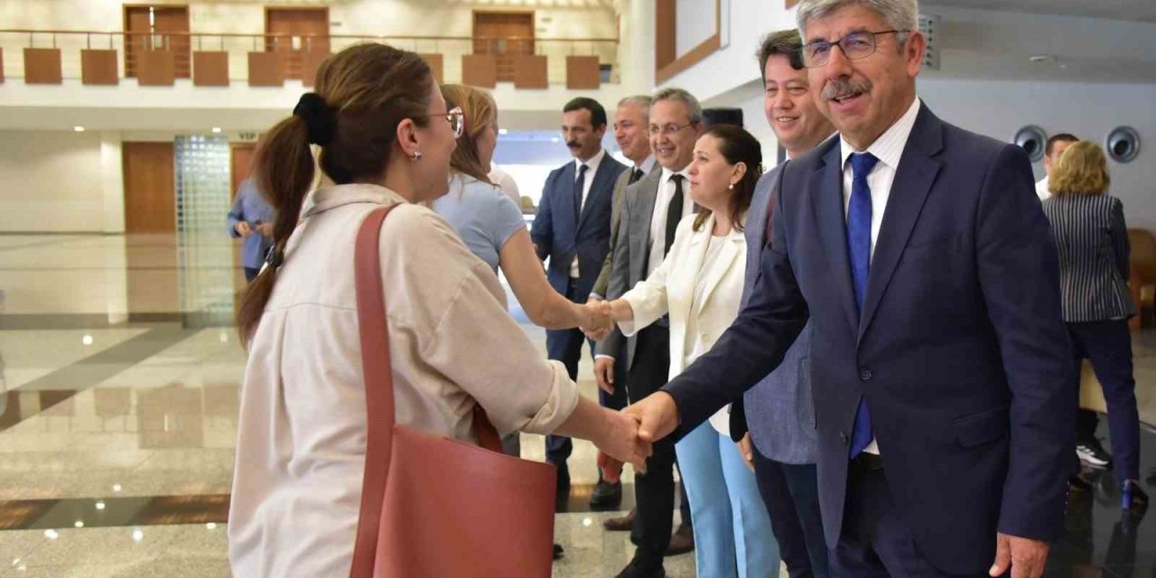 MSKÜ personeli bayramlaşma töreninde buluştu