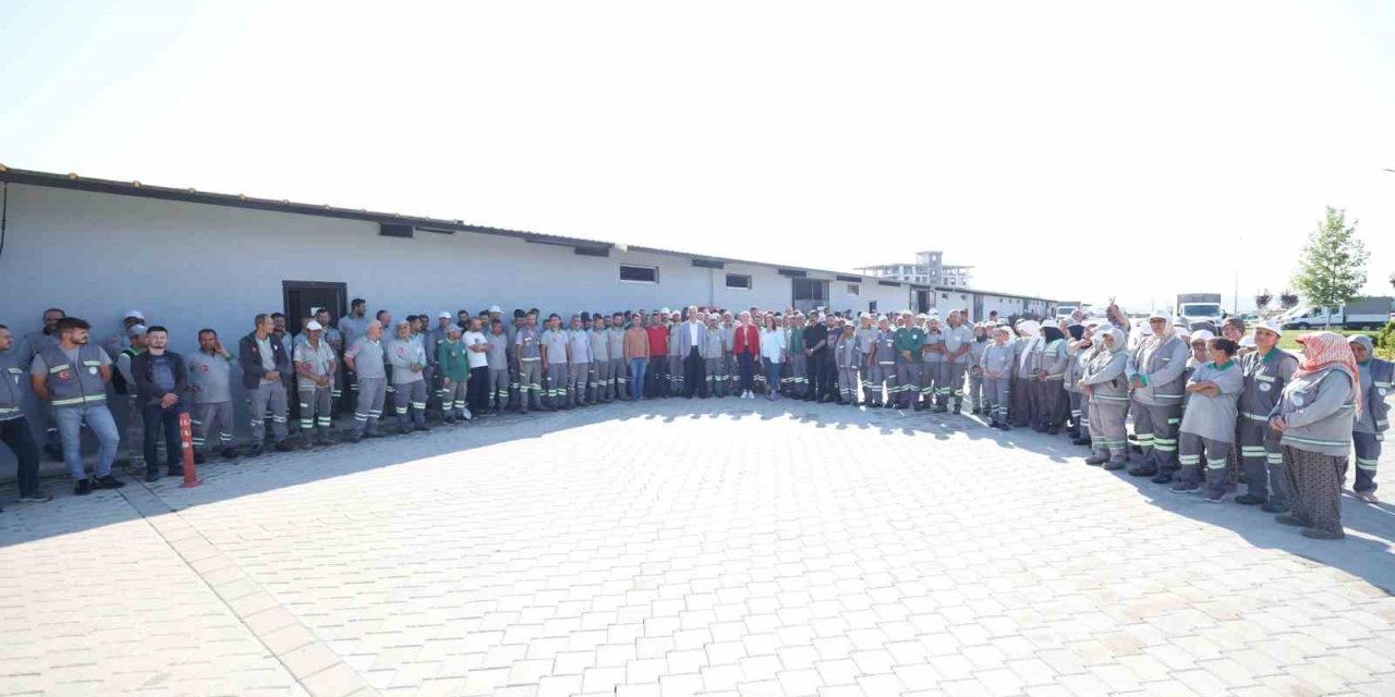 Başkan Doğan ekip arkadaşlarıyla bayramlaştı