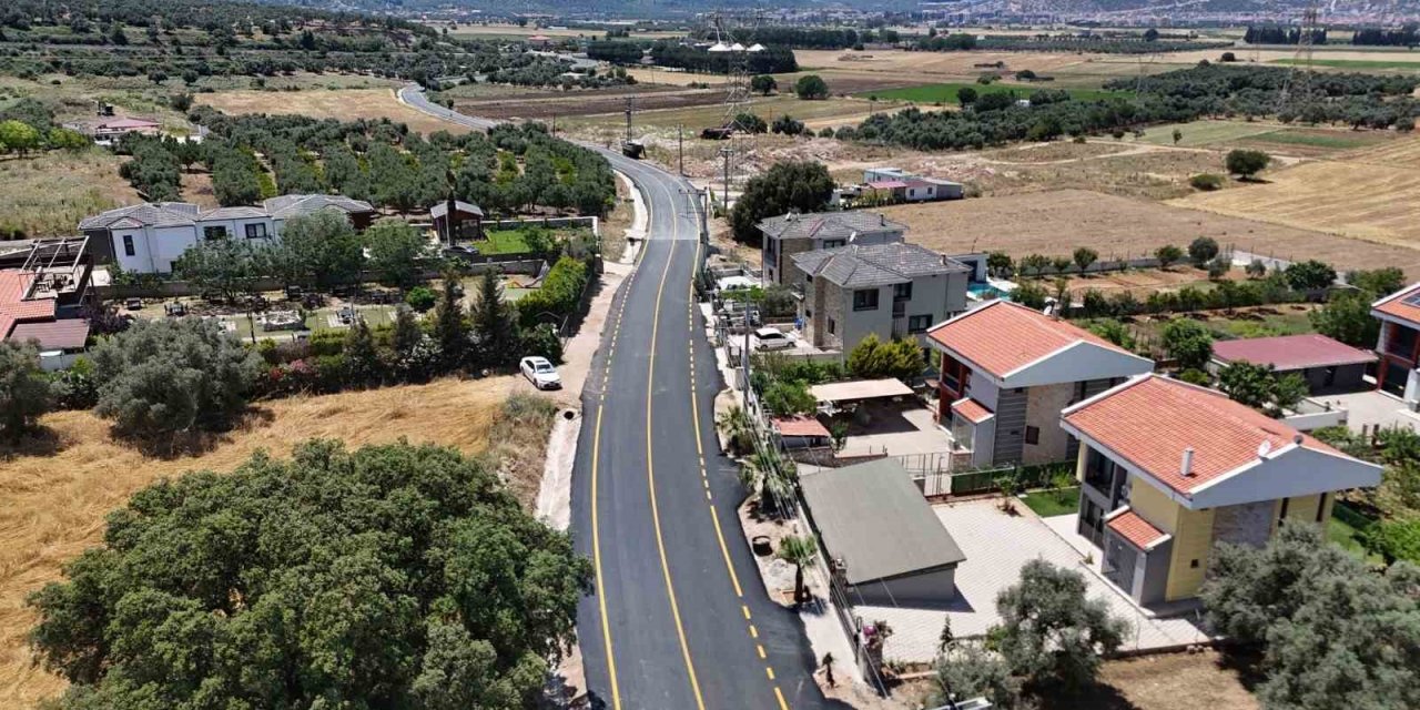 Milas Menteş yolu Kurban Bayramı öncesi tamamlandı