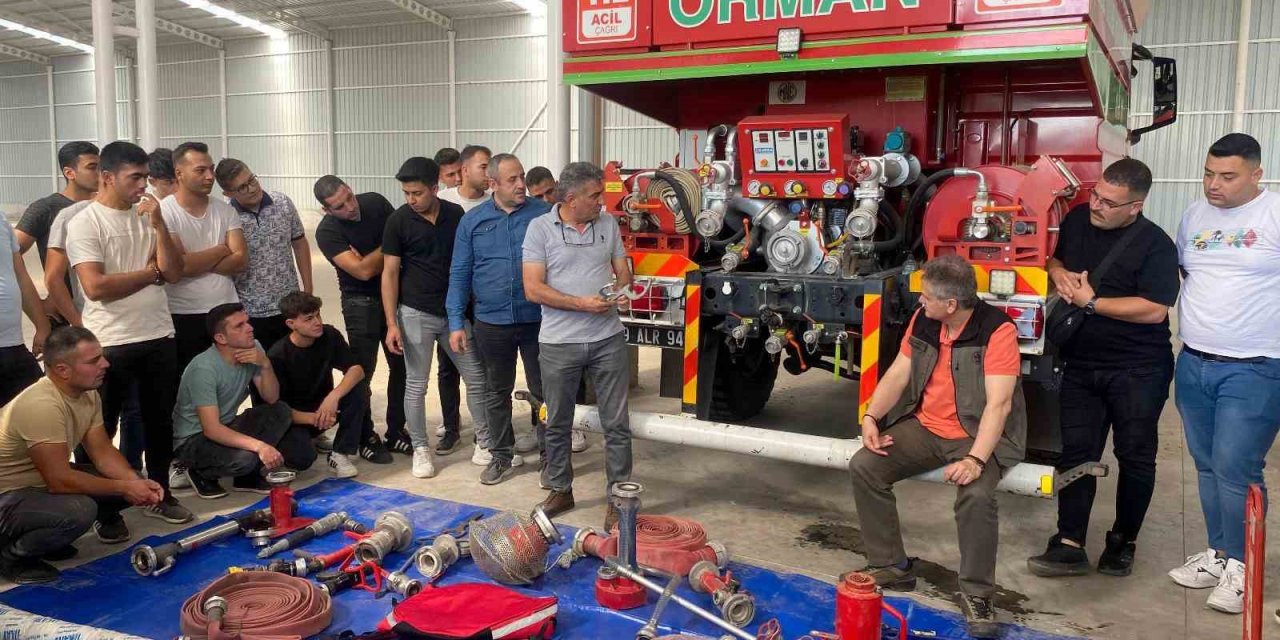 Aydın’da orman yangını ile mücadelede görev alacak personele eğitim verildi