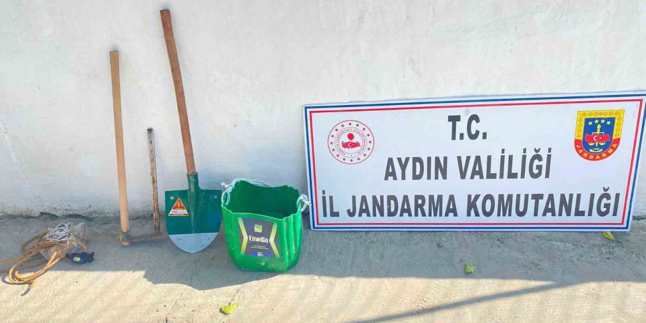 Kaçak kazı yapan 6 şüpheli suçüstü yakalandı