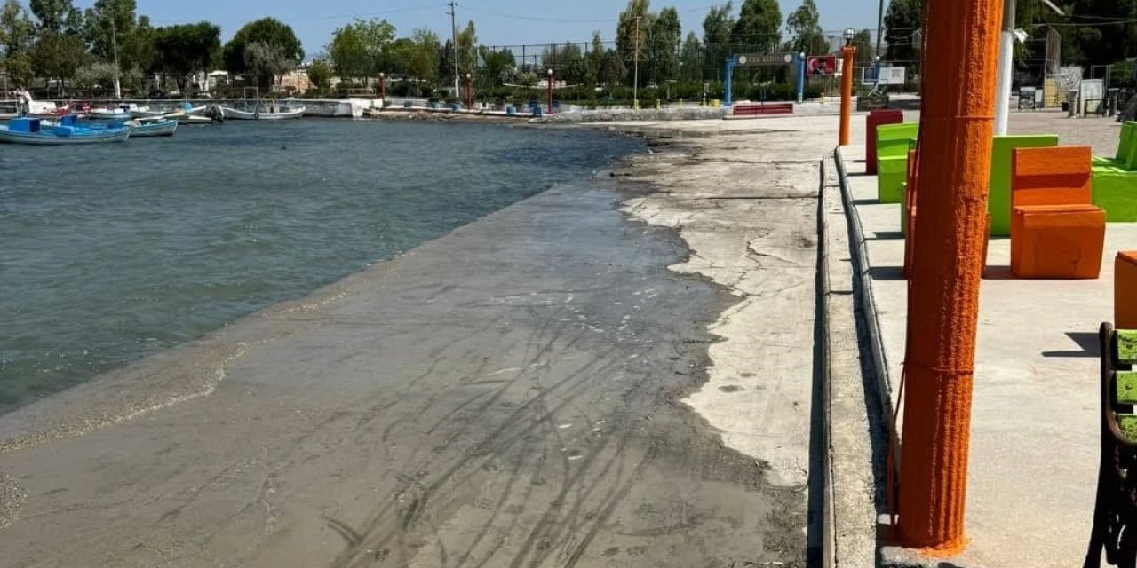 Mavişehir sahili temizlendi