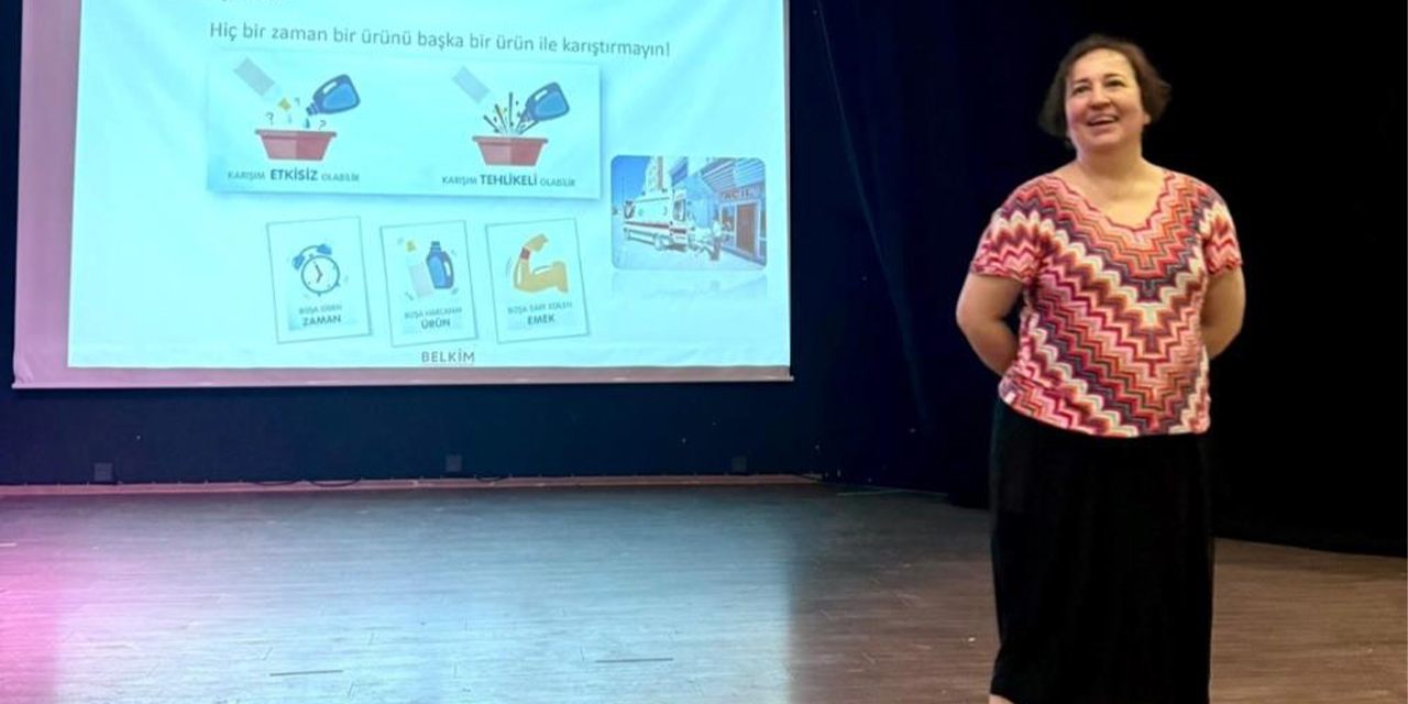 Bodrum Belediye personeline kimyasal kullanım eğitimi