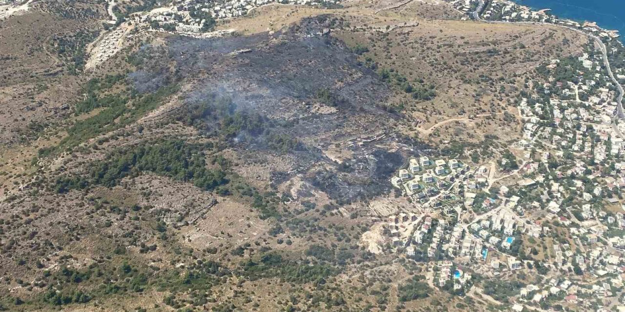 Bodrum Türkbükü yangını kontrol altına alındı