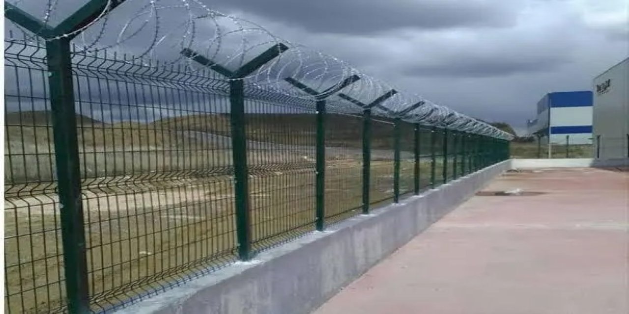 Afyon galvaniz boru direk, tel örgü ve panel çit sistemleri